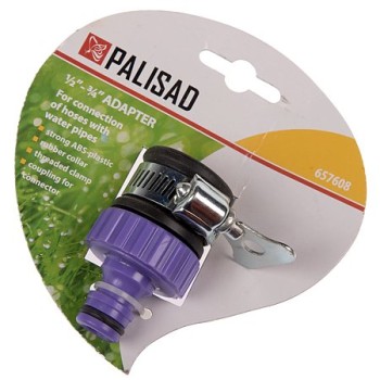Adaptor cu clema metalica, ½-3/4, Palisad