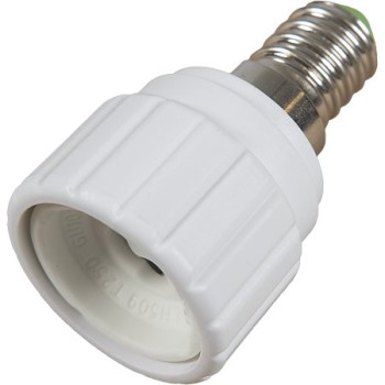 Adaptor dulie E14 - GU10 ceramica si plastic
