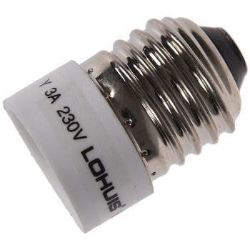 Adaptor dulie E27 – E14 Lohuis Hepol, plastic