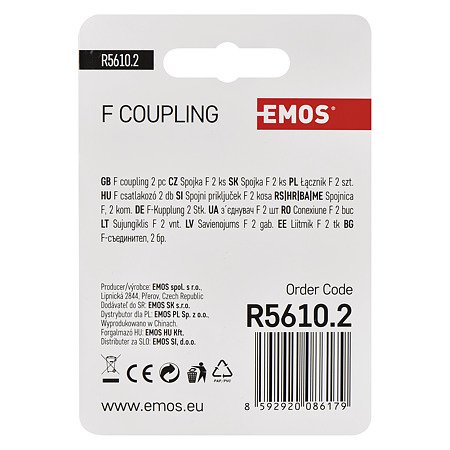 Adaptor TV F dublu tata Emos