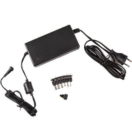 Adaptor universal pentru Notebook Somogyi MW 7H50GS, 6 mufe, stabilizat, 6-15V, 5A, negru