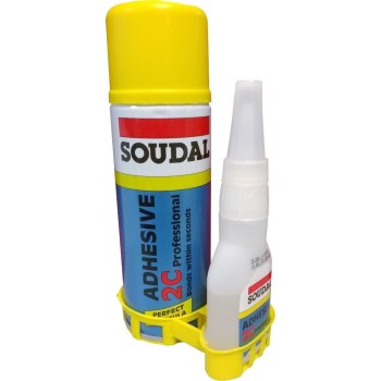 Adeziv  bicomponent Soudal, 50 g + activator 200 ml