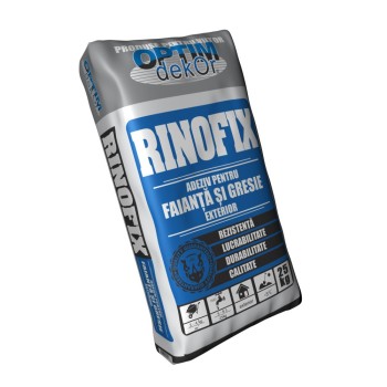 Adeziv gresie si faianta, Optim Dekor RINOFIX, exterior, 25 kg