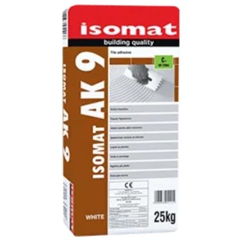 Adeziv placi ceramice Isomat AK 9, interior/exterior, gri, 25 kg