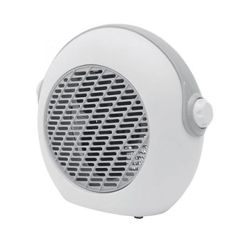 Aeroterma cu ventilator Home by Somogyi FK 37/GY, 2000W, 2 trepte, termostat mecanic, oprire automata, IP20, 26 x 24 x 13 cm
