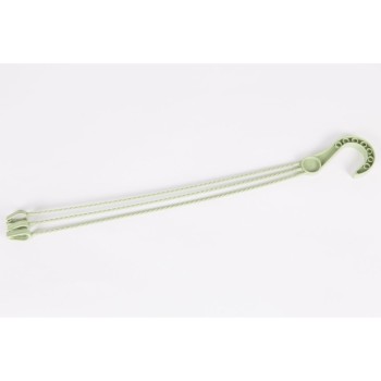 Agatator cu 3 brate Harplast, pentru ghiveci, plastic, verde oliv, 6 x 48 cm