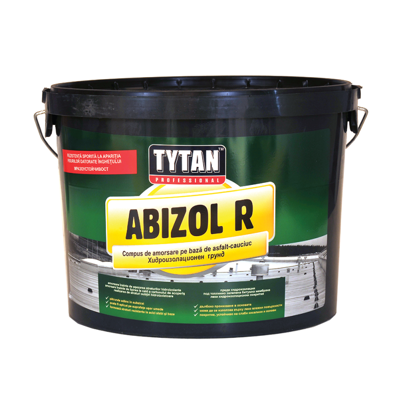 Amorsa bituminoasa Tytan Professional Abyzol R, aplicare la rece, negru