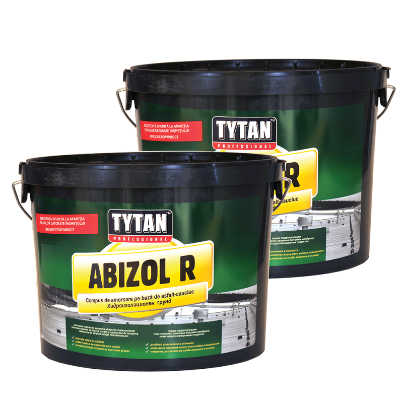 Amorsa bituminoasa Tytan Professional Abyzol R, aplicare la rece, negru