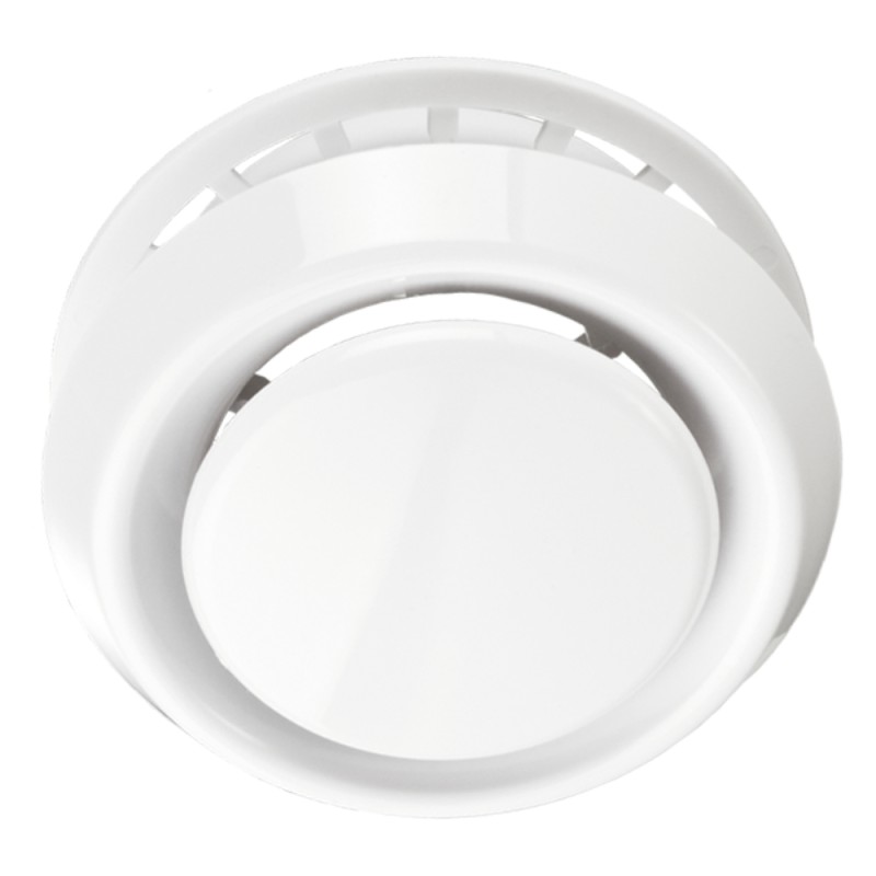 Anemostat cu flansa Vents, PVC, diametru 150 mm