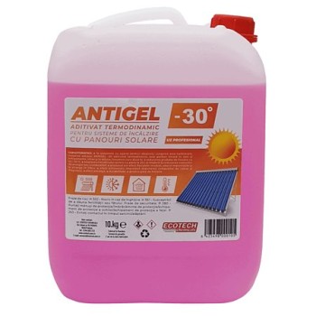 Antigel concentrat Ecotech pentru sisteme de incalzire cu panouri solare, - 30°C, 10 kg