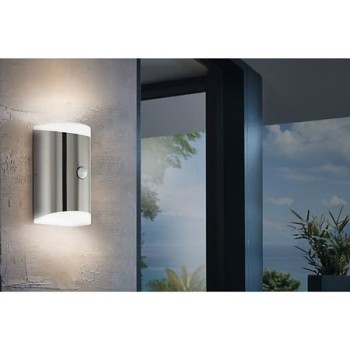 Aplica exterior Carpinera otel inoxidabil, argintiu, 2X4, 6W LED, 105x100