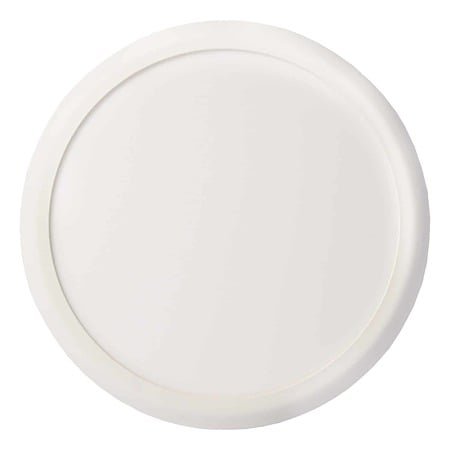 Aplica LED Hepol plastic, 25 W, temperatura ajustabila, alb, forma rotunda, 300 mm