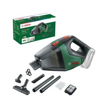 Aspirator fara sac Bosch UniversalVac18, aspirare uscata, 18 V, fara acumulator