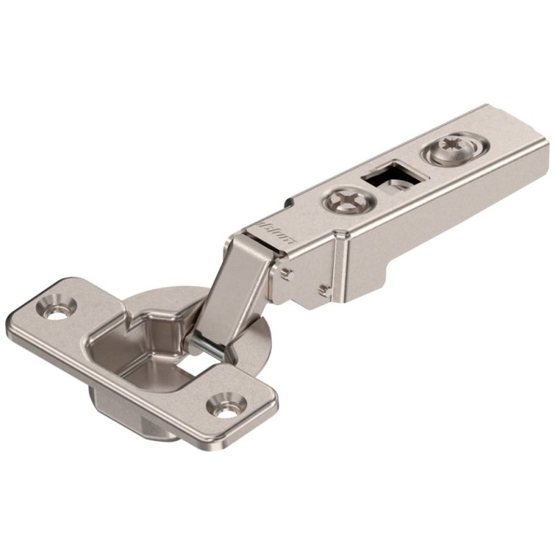 Balama aruncatoare clip Blum, aplicata, otel nichelat, argintiu, deschidere 100°