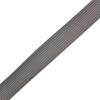 Banda adeziva antiderapanta pentru trepte, gri, 1 m x 2.3 cm