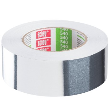 Banda adeziva, Scley, aluminiu, 48 mm x 50 m
