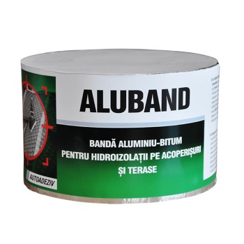 Banda bituminoasa, Alu band, pentru etansare si hidroizolare, 10 cm, 10 m/rola