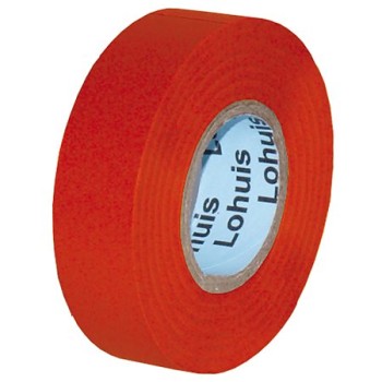 Banda izolatoare electrica PVC Lohuis, rosu, 19 mm, 40 g, rola 10 m