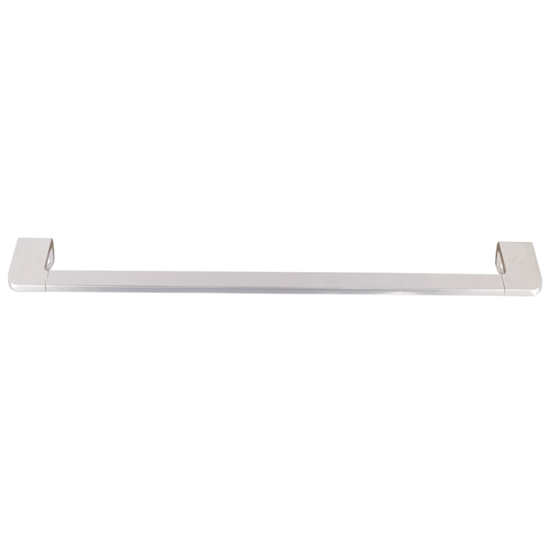 Bara pentru prosop baie mare Romtatay Flat, metal, argintiu, cromat, 7 x 3 x 60 cm