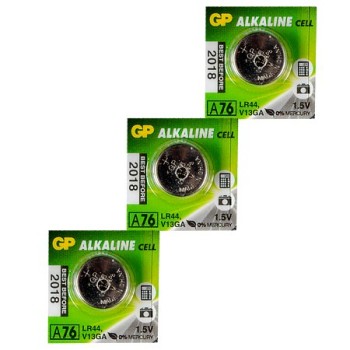 Baterie buton alcalina, 3 g, 300 h, 11,6 x 5,4 mm
