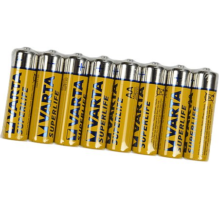 Baterie Varta Superlife R6 / AA, Zinc - Carbon, 8 buc