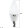Bec LED dimabil 6W Hepol, E14, lumanare, lumina calda