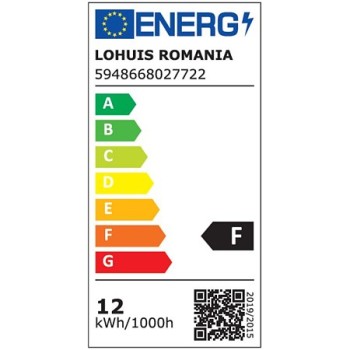 Bec Led Dimabil A60 E27 12W Lohuis Lumina Rece