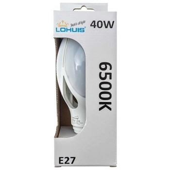 Bec LED Lohuis Flower, E27, 40W, 4000 lm, lumina rece 6500 K
