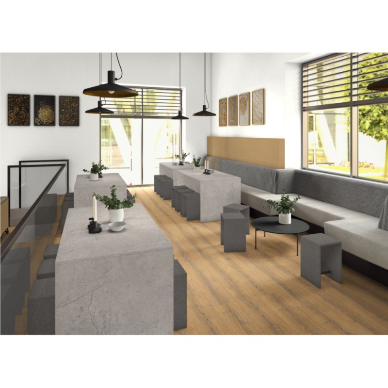 Blat bucatarie Egger F052 ST75, Travertin Calais, 4100 x 600 x 38 mm