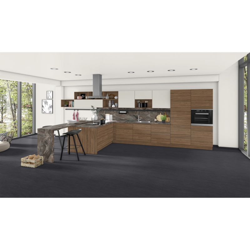 Blat bucatarie Egger F095 ST87, mat, Marmura Siena gri, 4100 x 600 x 38 mm