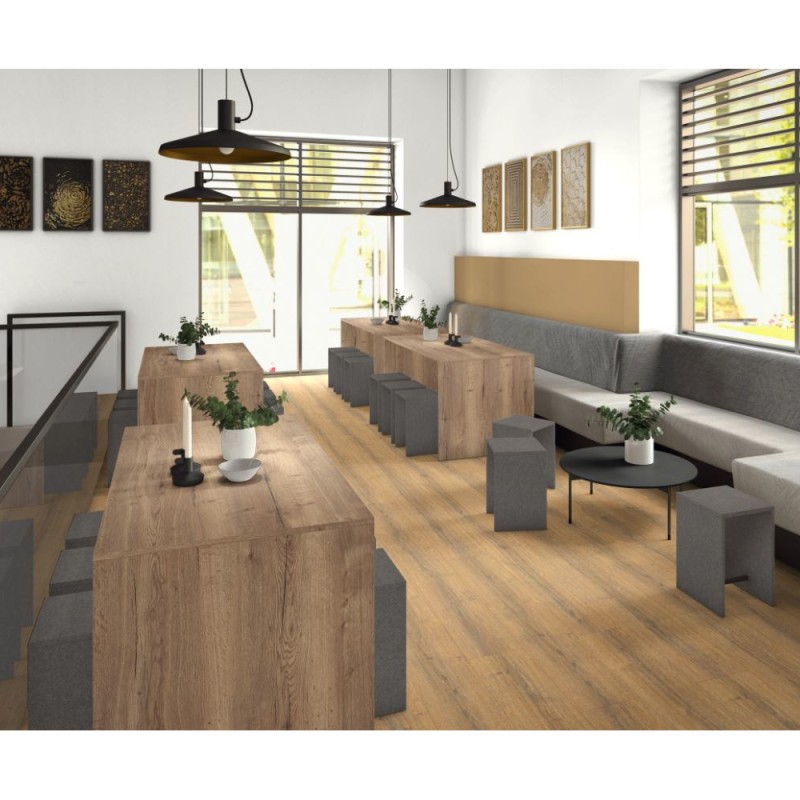 Blat bucatarie Egger H1181 ST37, mat, Stejar Halifax tabac 4100 x 650 x 38 mm