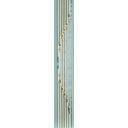 Brau faianta albastru, Kai Cermics Sorel Blue Lux, 6 x 40 cm