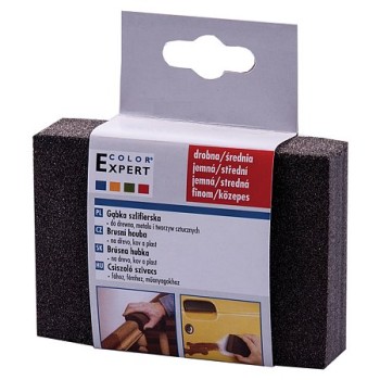 Burete slefuit fin-mediu, pentru lemn/metal/plastic, 100 x 70 x 25 mm