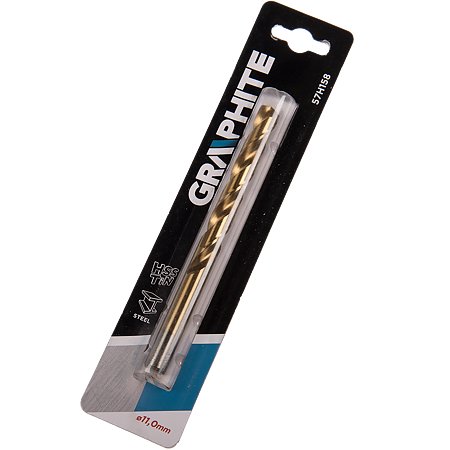 Burghie Graphite, HSS-TiN, pentru metal, 11 mm