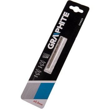 Burghiu Graphite HSS- Co, mandrina standard, pentru metal, 3,5mm
