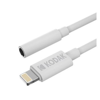Cablu adaptor audio iPhone, mufa lightning la mini Jack 3.5 mm, 11 cm