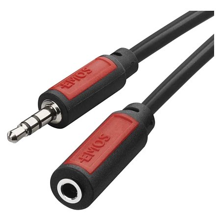 Cablu audio Jack stereo Emos, tata - mama 3.5 mm, 2.5 m