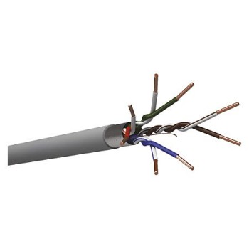Cablu FTP cat5E Emos, 4 perechi, 24 AWG, nemufat, rola 305 m
