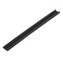 Capac difuzor profil banda LED OLL-15, transparent, negru, 13.6 x 3000 mm