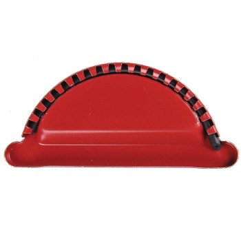 Capac jgheab metalic, 125 mm, rosu RAL 3011