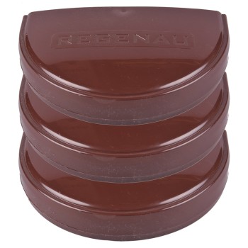 Capac jgheab PVC Regenau, 125 mm, maro RAL 8017