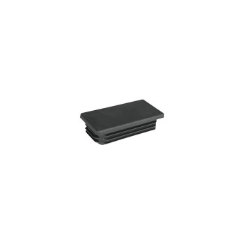 Capac stalp gard PVC, negru, 20 x 30 mm