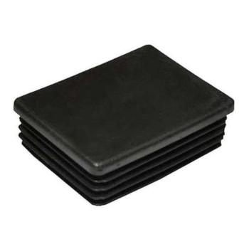 Capac stalp gard, PVC, negru, 50 x 30 mm