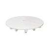 Capac tip DOM pentru sifon Wirquin SLIMPlus, din ABS, alb mat, Ø118 mm
