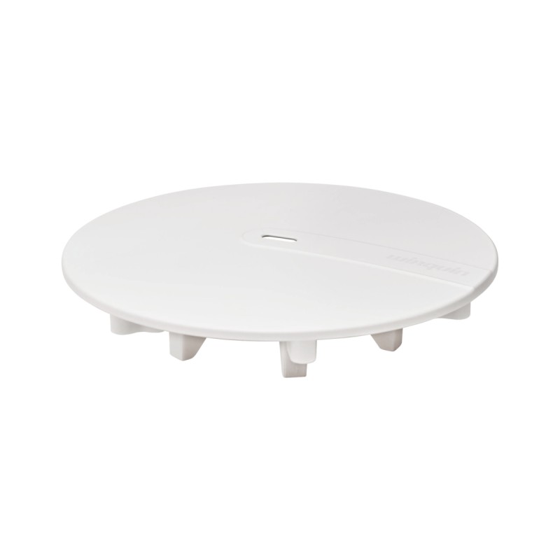 Capac tip DOM pentru sifon Wirquin SLIMPlus, din ABS, alb mat, Ø118 mm