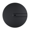 Capac tip DOM pentru sifon Wirquin SLIMPlus, din ABS, negru mat, Ø118 mm