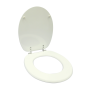 Capac WC Savini Due CWAT, MDF, alb