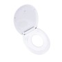 Capac WC Wirquin cu reductie pentru copii soft-close, plastic, rotund, alb