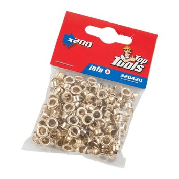 Capse circulare Topex, 4 x 8 mm, 200 bucati
