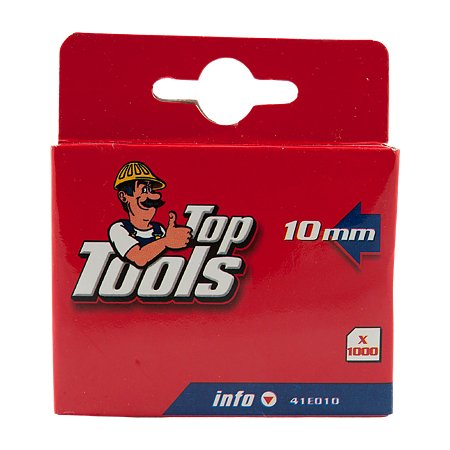 Capsele Topex, pentru tapiterie, de tip J, 10 mm, 1000 bucati